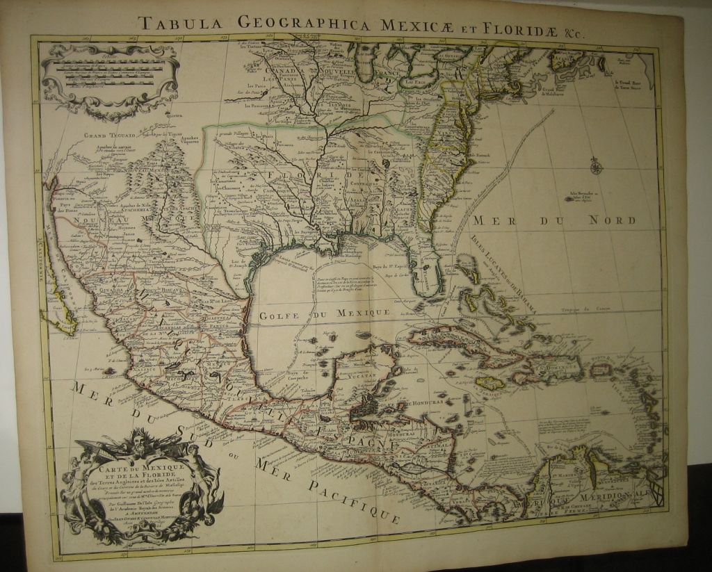 DELISLE, GUILLAUME. Carte du Mexique et de la Floride.